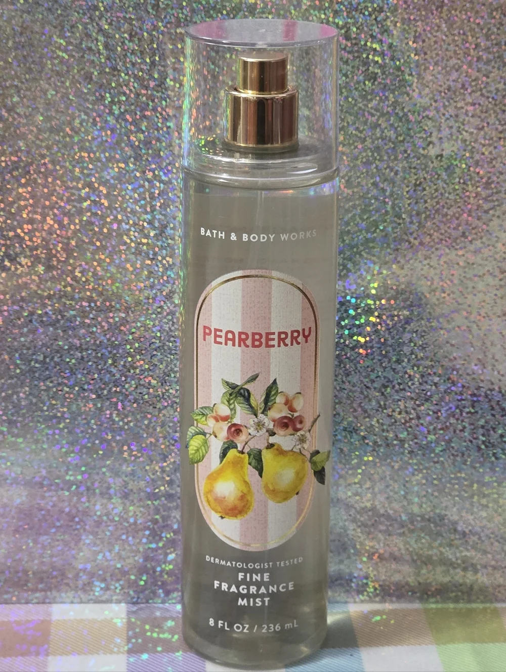 Bath & Body Works Pearberry Fine Fragrance Body Mist 8oz NEW RARE
